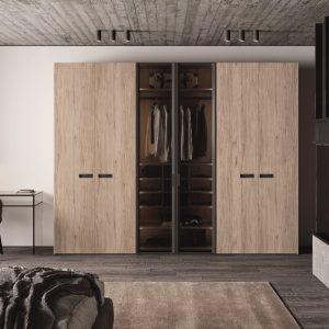 GÁNOVAS , Dormitorios Armario puerta cristal 6B